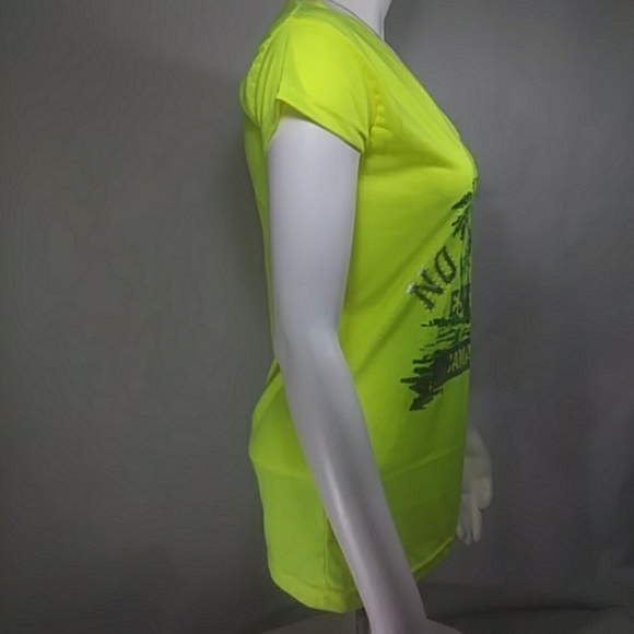 surf style Tops Neon Yellow Womens Graphic Tshirt Large Poshmark